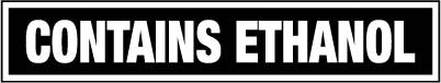 PID-CONETH18 Contains Ethanol - 8" x 1.5"