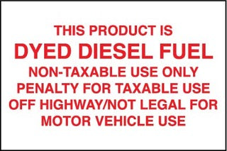 PID-DDF46PROD 6" x 10" Decal - Dyed Diesel