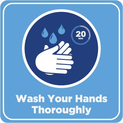 PID-DEC-COV-WASHANDS 9.5" X 9.5" Decal