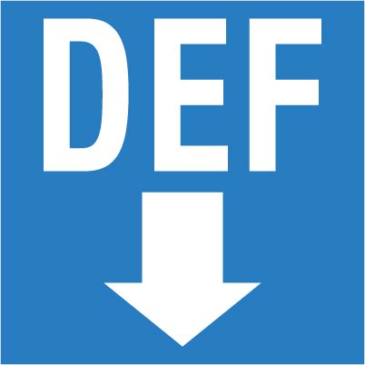 PID-DEFP 10.25" x 10.25" Decal