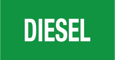 PID-DIES300 5.25" x 2.75" Decal - Diesel