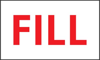 PID-FILL35  3" x 5" Decal