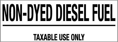 PID-NDDF18B 18" x 6.5" Decal