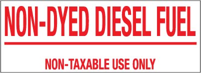 PID-NDDF18 18" x 6.5" Decal