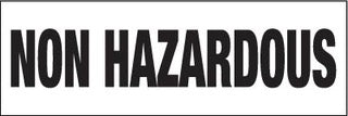 PID-NONHAZ  12" x 4" Decal