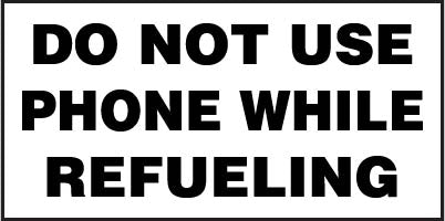 PID-NOPHN24 4" X 2" Decal