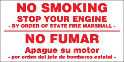 PID-NSNF  18" x 9" Decal