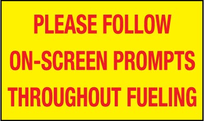 PID-PROMPT  5" x 3" Follow Prompts Decal