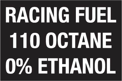 PID-RACFUEL1  Decal - 3" X 2"