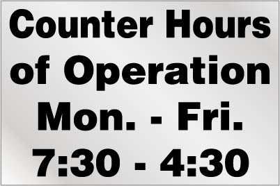 PID-RCHOO12M  12" x 8" Decal