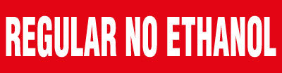 PID-RNE 12" x 3" Decal - Regular No Ethanol