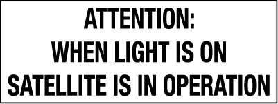 PID-SATM  8" X 3" Decal