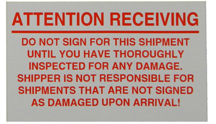 PID-SHIP 5" x 3" Decal - Shipping Instruction Decal