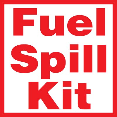 PID-SPLKT66 6" x 6" Fuel Spill Kit Decal