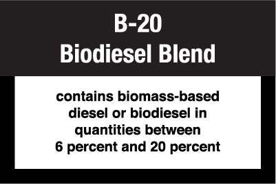 PID-TMRP2 Biodiesel Decal - 3" X 2"