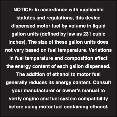 PID-TR711E 5" x 5" Decal