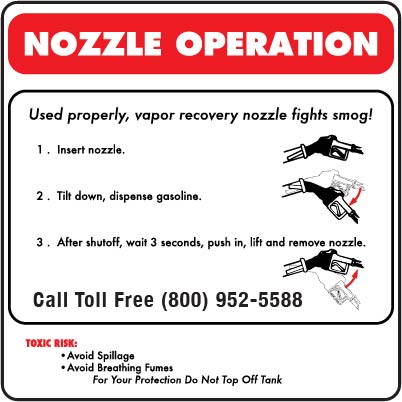 PID-TR711P 4" x 4" Decal - Nozzle Operation