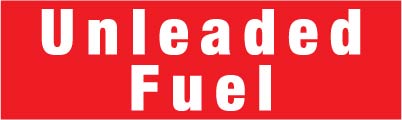 PID-UNLFUEL134 13.5" x 4" Decal