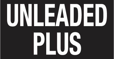 PID-UNLPL300 5.25" x 2.75" Decal - Unleaded Plus