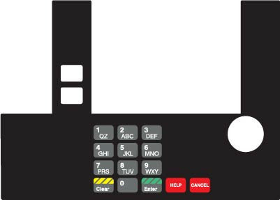 T50038-05C Infoscreen Keypad Overlay