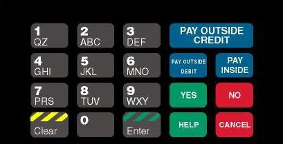 T50064-1046 ADA Crind Keypad Overlay Circle K